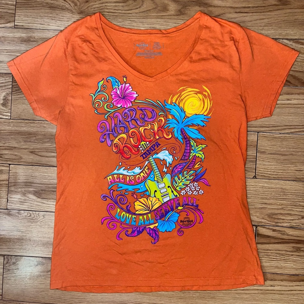 hard rock cafe tampa shirt
“all is one ~ love all serve all”